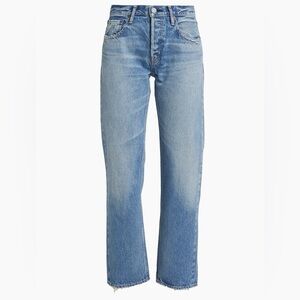 NWT Moussy Vintage “cheval” straight low-rise blue denim jeans.